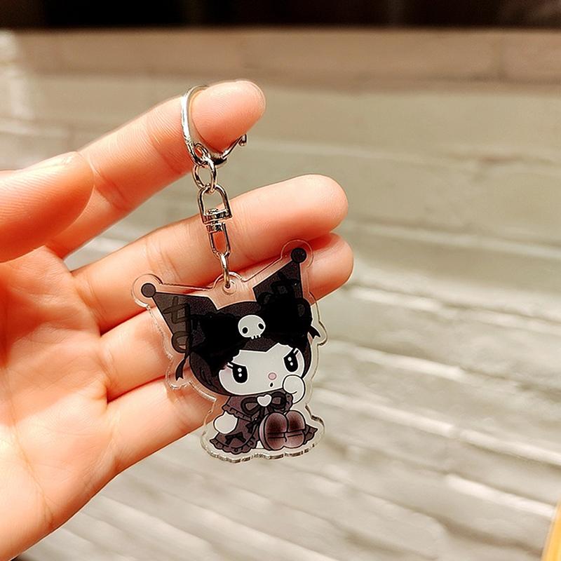 Funny Muscle Keychain Anime Hello Kittys Kawaii Girls Keychain Fitness Macho My Melodys Backpack Couple Pendant Toy Gift