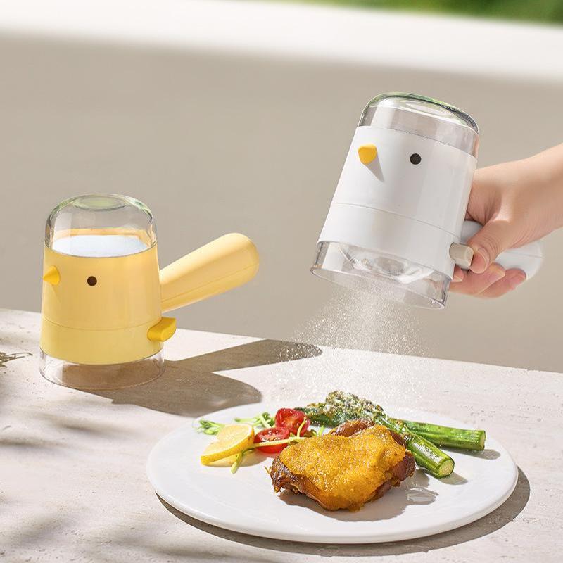 Creative Bird Design Quantitative Salt Jar Seasoning Bottle Household Metering Control Salt Jar Seasoning Jar Sealed Seasoning