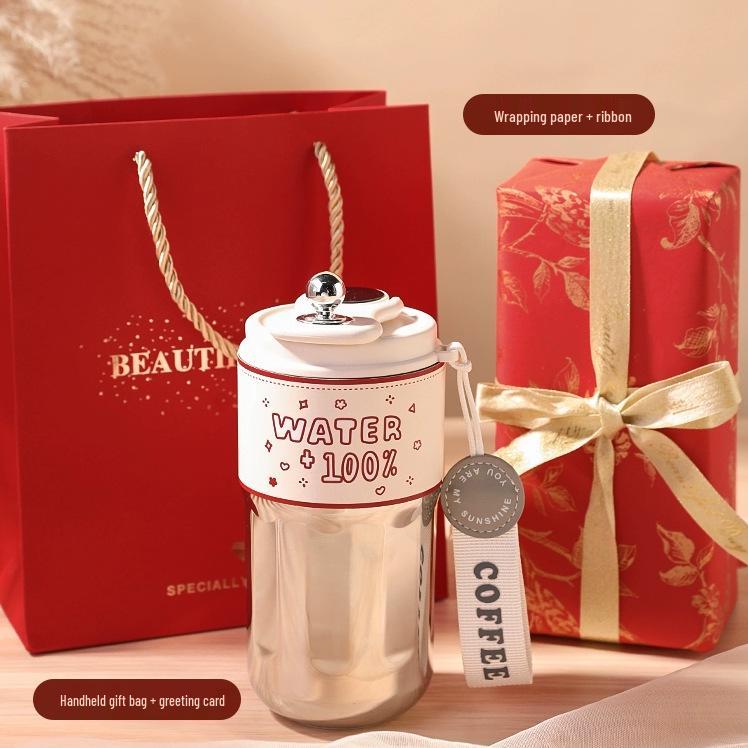 High-End Insulated Cup Gift Box for Female Friend or Bestie - Perfect Birthday Souvenir for Women and Girls