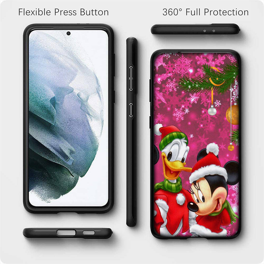 For Samsung Galaxy S25 S24 S23 S22 Ultra FE Plus A37 A57 A56 A55 A06 A16 A15 A36 A26 A35 A05 A25 A54 A34 Phone Case Comics Minnie Mickey Mouse Cover