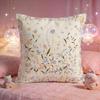 Artistic Petal Illustration Cushion Cover Premium Comfort Reversible Pillow Cove Two In One Design for Any Room  Car Interior