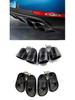 14-18 Porsche Macan Quad Black Chrome Stainless Steel Exhaust Tailpipe