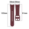 For Samsung Galaxy Watch FE/Watch7 40mm 44mm Silicone Wave Texture Watch Band Replacement Straps