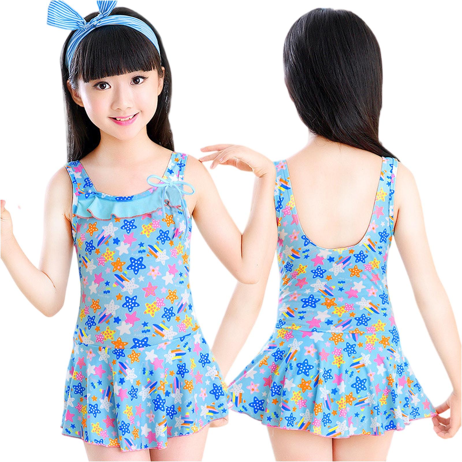 

Girls Bikini Set - Teen Swimwear Separate Swimsuit Teen Swimwear Swimsuit For Girls L синий