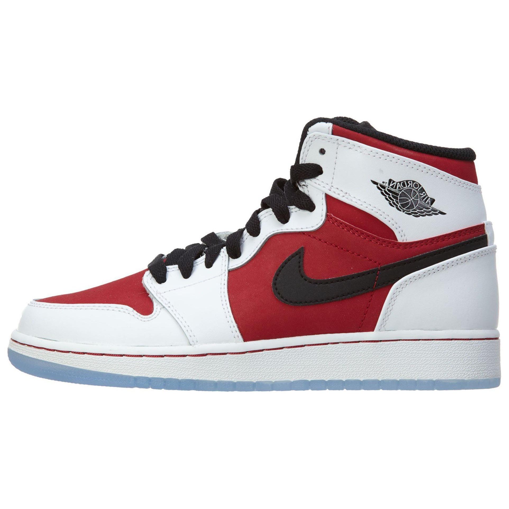 

Кроссовки Air Jordan 1 Retro OG BG Carmine Kids Белый Черный-Кармин 575441-123