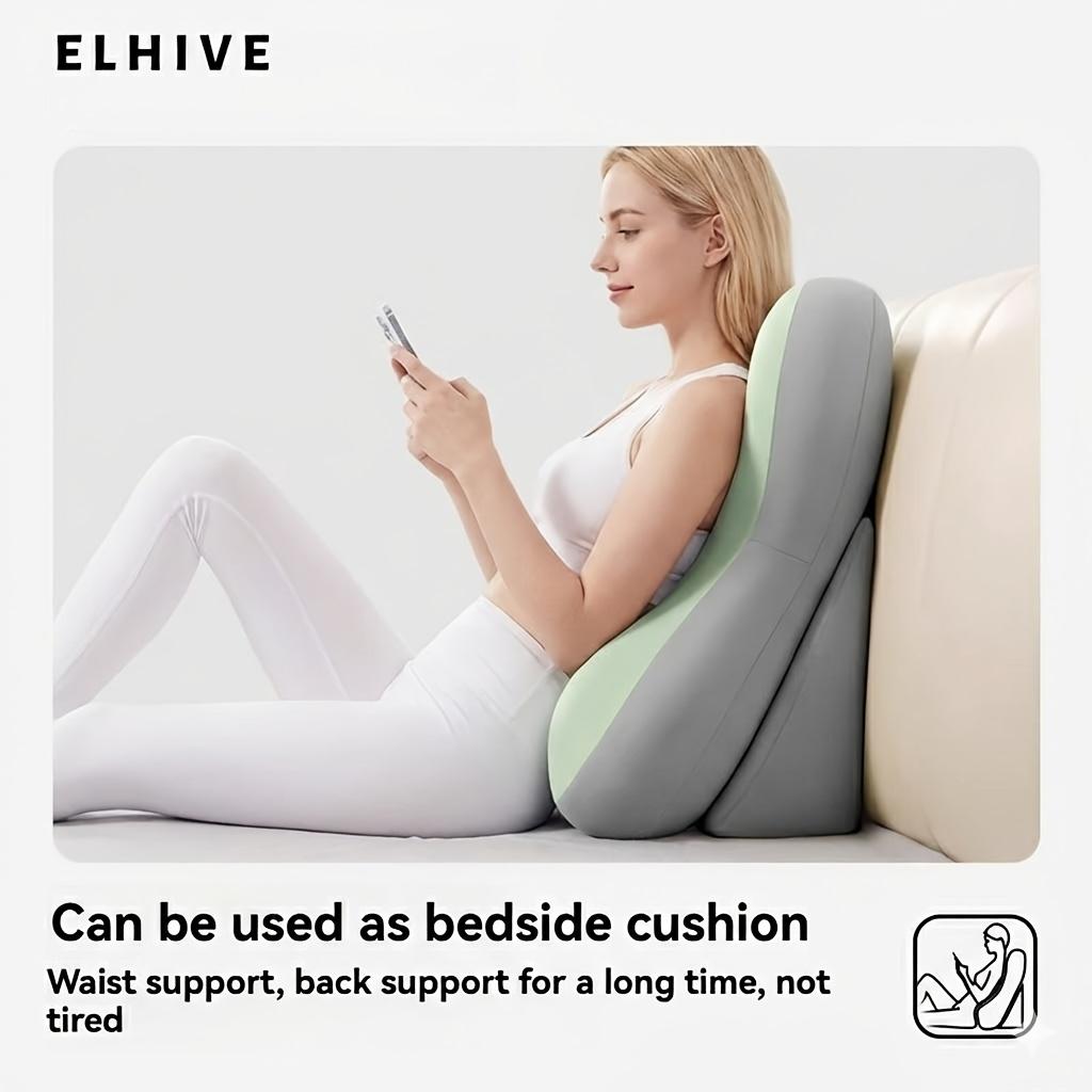 Care Cushion, Turning Aid, Memory Foam Back Support Cushion for Sitting Up in Bed, 2pcs Set of Adjustable Bed Wedge Pillows for Comfortable Support