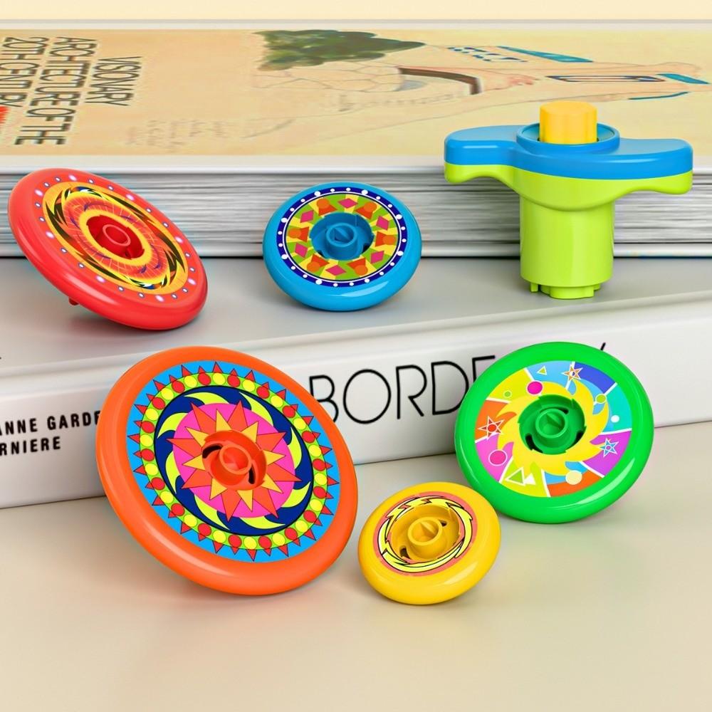 Colorful Spinning Top Launcher Five-Layer Stacking Stacking Top Toy  Children Party Favor