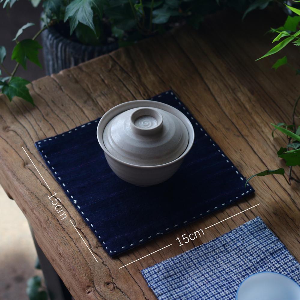 Handmade Vintage Coarse Cloth Tea Mat - Chinese Zen Style