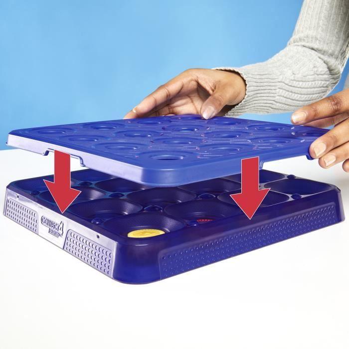Puissance 4 Folie, jeu de groupe familial pour enfants et adultes, rebondir par 4 pour gagner, dès 8 ans