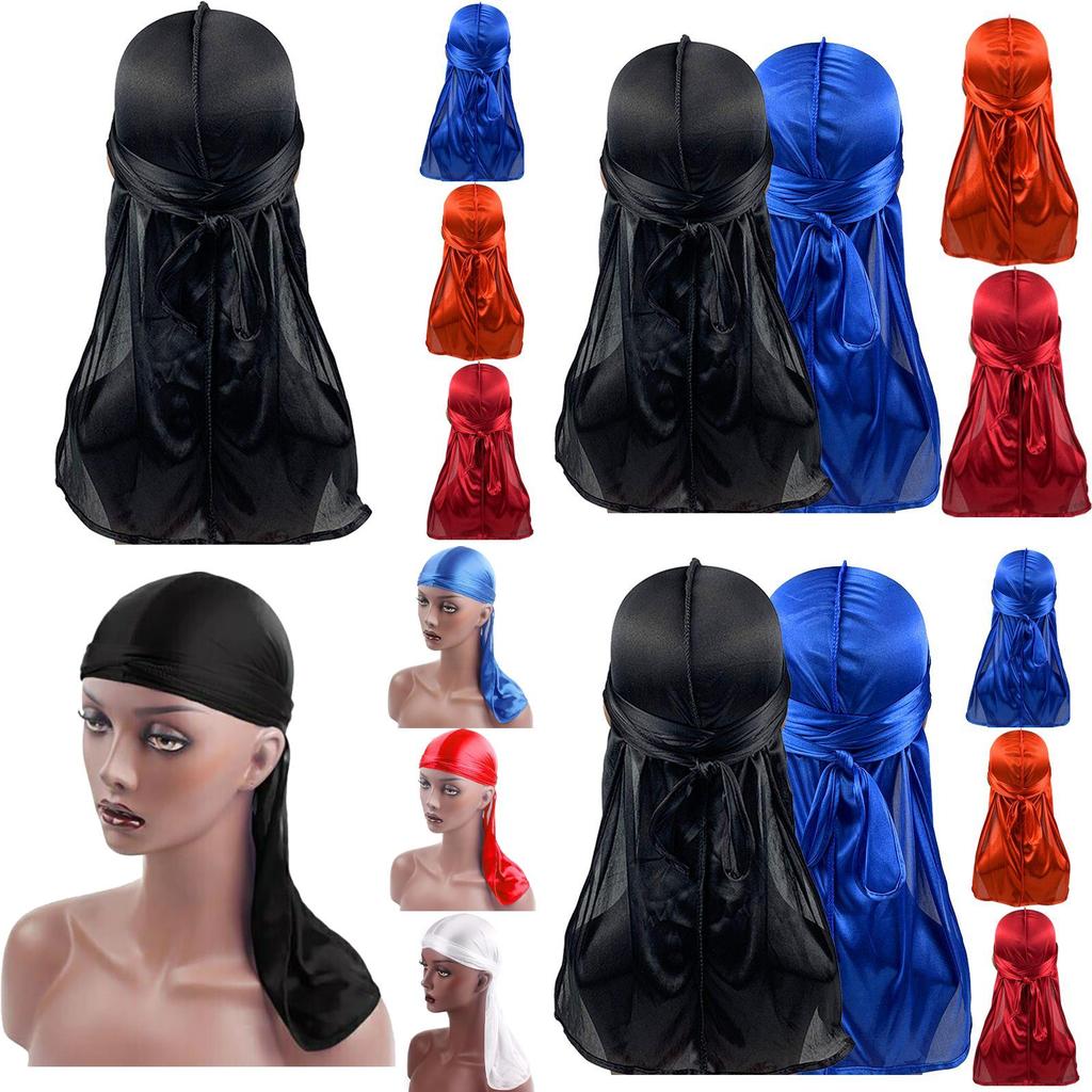 Elegant Unisex Pirate Cap Wrap Made Of Breathable Imitated Silk For Outdoor Activities
