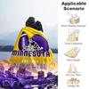 Minnesotr Football Theme Personalized Name Blanket Multi-purpose Customizable Blanket Ultra-Soft Great for Office Chair Livingroom Living Room Chair