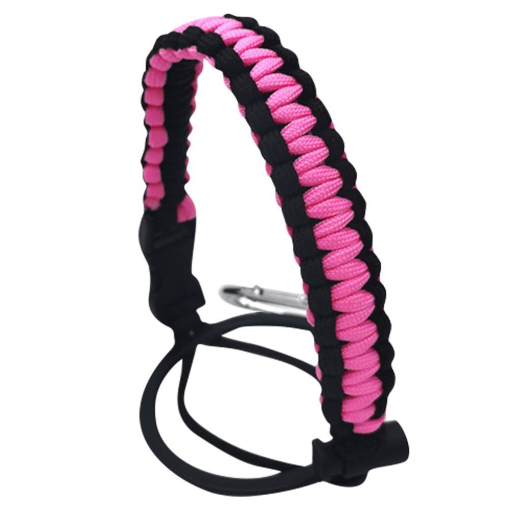 Water Bottle Accessories Paracord Rope Holder Wide Mouth Bottle Portable Rope Hand Strap Cup Carrier Color Cupful Rope