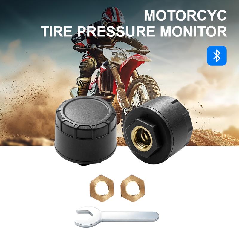 Phone Display External Alarm Tire Pressure Sensors Bluetooth APP Car TPMS Tire Pressure Monitoring System Motorcycle Car 2/4PCS