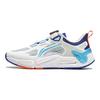 Li Ning Kids Mecha V2 Chaussures Décontractées Basse Tige Confortables à Absorption de Chocs Basket Enfant Bleu Royal Vif YKCU044-1