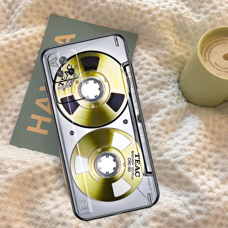 Retro Cassette Tape Case For Xiaomi 14T 11T 12T 13T Pro 13 14 15 Ultra POCO X7 Pro X3 X5 X6 M6 F5 F6 Pro Cover