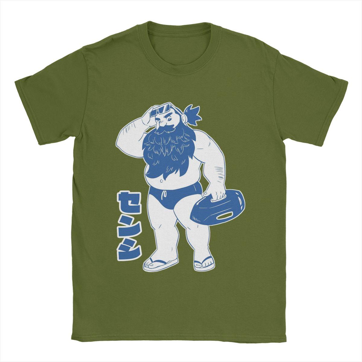 

Senshi Dungeon Meshi Delicious In Dungeon Men s T Shirt Anime Awesome Tees Short Sleeve T-Shirts Pure Cotton Classic Clothing 4XL