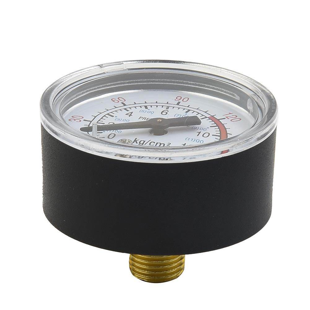 50mm 0-180psi 0-12bar Water Pressure Dial Hydraulic Pressure Gauge Meter Manometer For Air Compressor 1/4'' BSP Thread