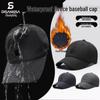 Disan Sa Winter Fleece-Lined Men's Waterproof Casual Duckbill Baseball Cap