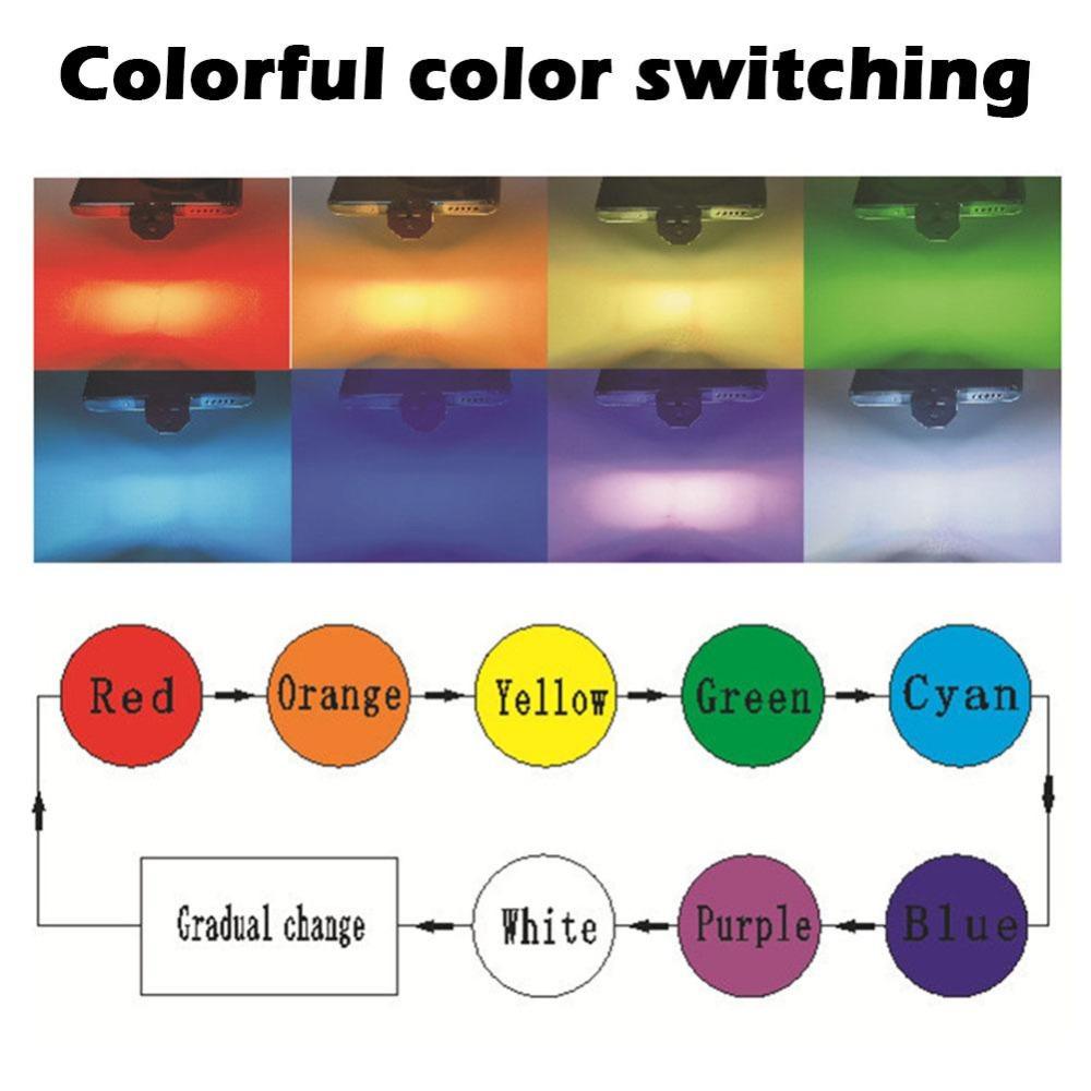 Type C Atmosphere Light 8 Different Colors Little Night Light New Ambient Light  Computer