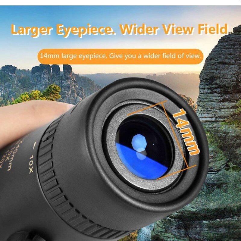Portable Metal Monocular Telescopic Zoom HD Continuous Zoom Binoculars Spectacles