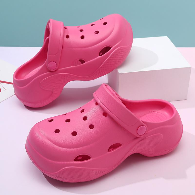 Облако женские летние увеличивающие рост пляжные туфли на высоком каблуке с сумкой тапочки для улицы нескользящие сандалии на толстой подошве женские 3940 1848₽