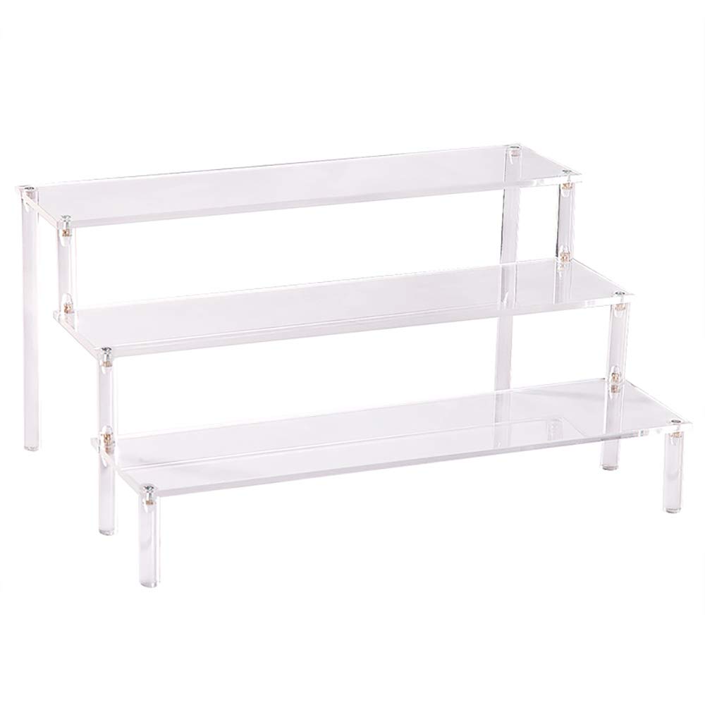 VIEAURA Display Acrylic 3 Figure 30cm Wide Stand, Stage, Tiers, Collection,