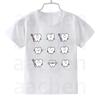 Tooth Dentist Cartoon Print Kid Cute White T Shirt Children Short Sleeve Clothing Funny Cartoon Party Top Boys and Girl Tshirt