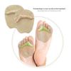 Women's Adjustable Leather Forefoot Pad: Thick, Non-Slip, Pain-Relief, Anti-Friction, Breathable, Half-Size Insole for High Heels