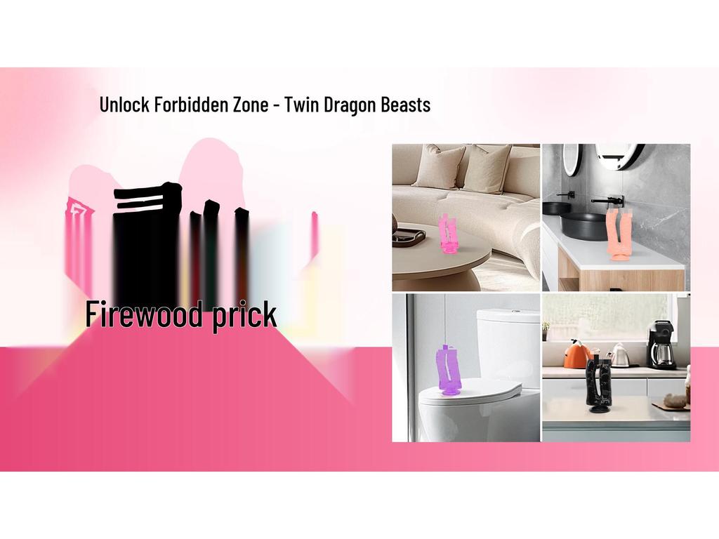 Double-Ended Female Masturbator with Yin & Anus Inserts - Dual Entry Simulated Phallus