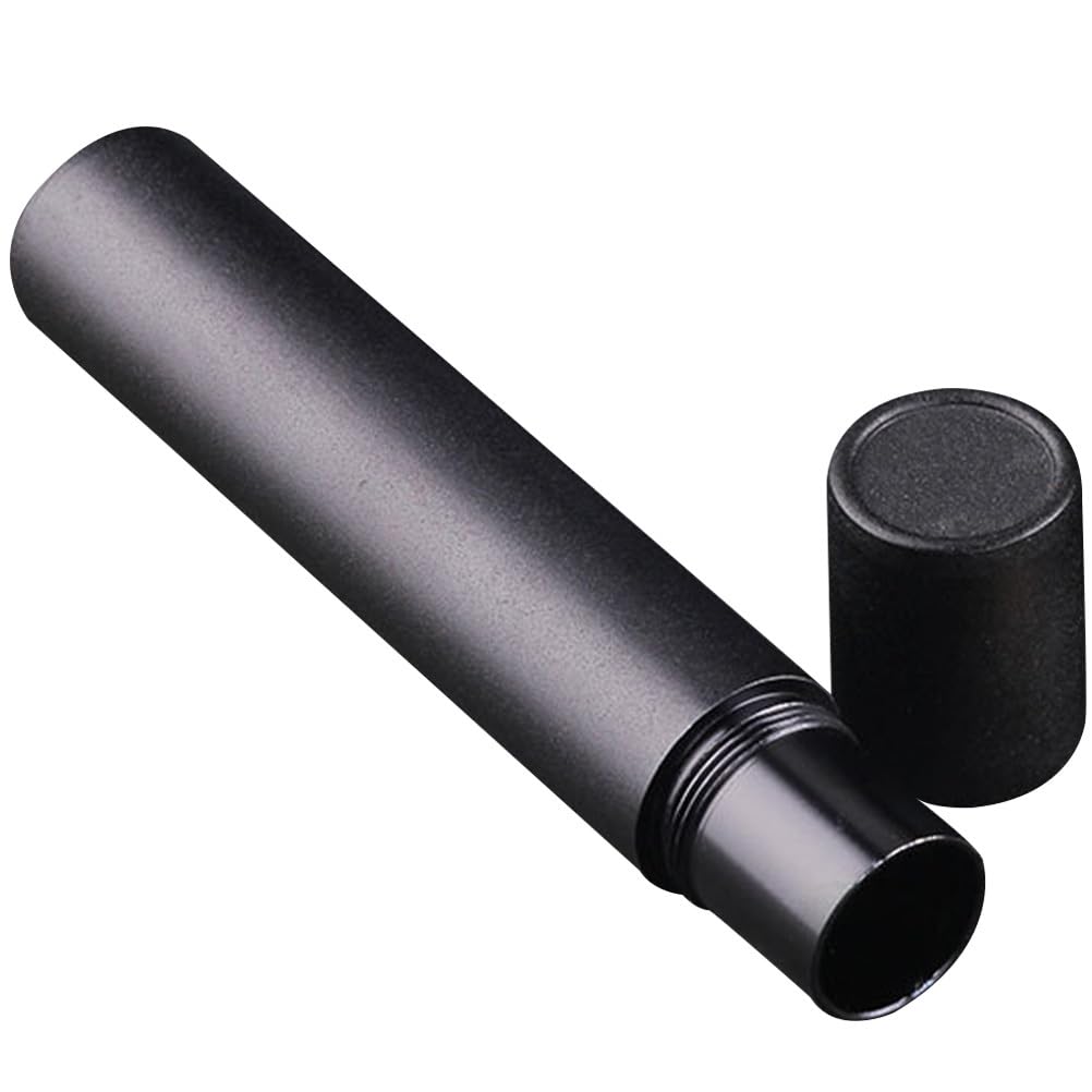ORFOFE Räucherstäbchenhalter Aufbewahrungsröhre, Tragbare Aroma-Räucherstäbchenhalter-Box, Metallröhre für Räucherstäbchen