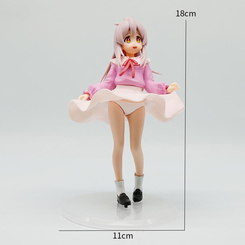 Mahiro-chan 18cm Adorable Anime Girl Figurine – Perfect for Desktop Decoration, Collection & Birthday Gifting