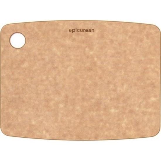 Epicurean Cutting Board Wooden S Size Natural Dishwasher Safe Boiling Water Disinfection Compatible High Durability Lightweight Thin 7.4120-X1