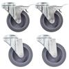 Day and Night - Day and Night Swivel Casters with Pin Hole 12 Pack 75mm
