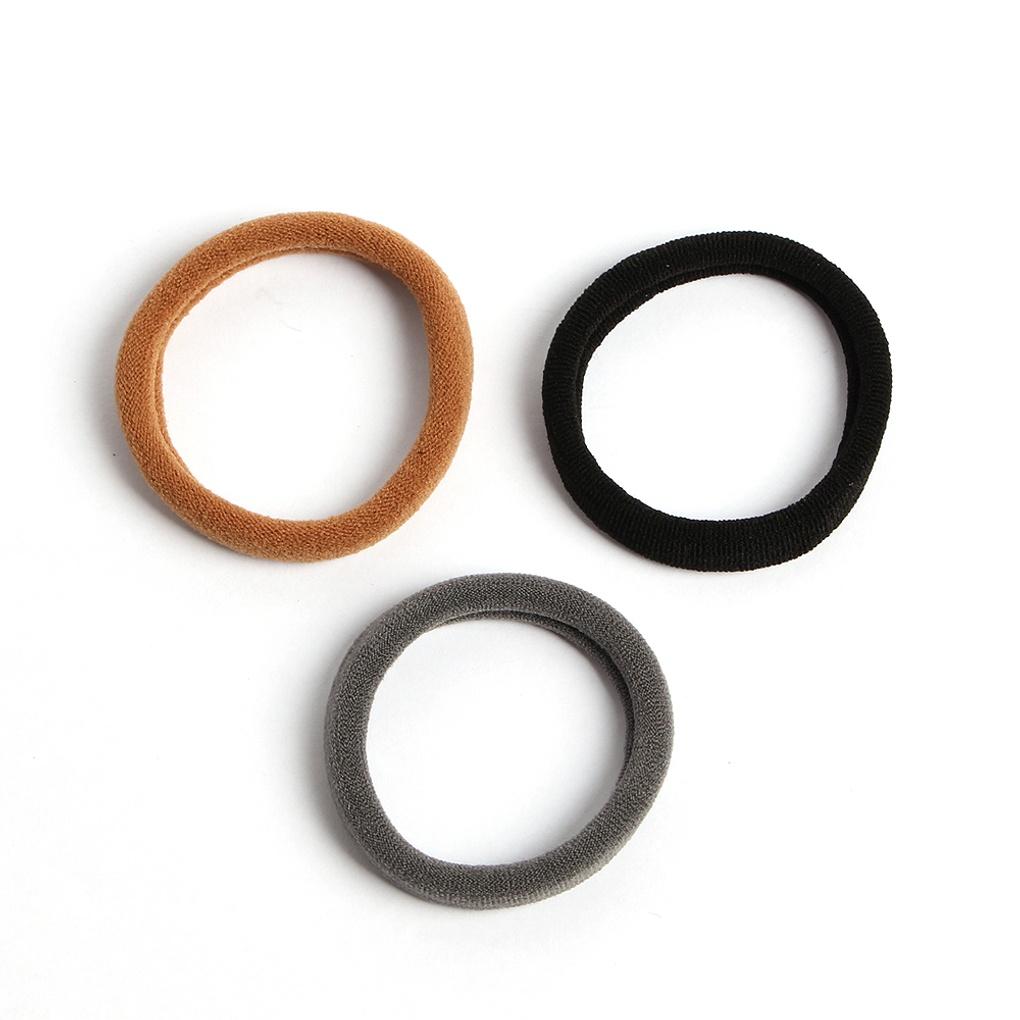 Women's Plump Hair Tie 60p (3 Colors) Knotless Hair Elastic