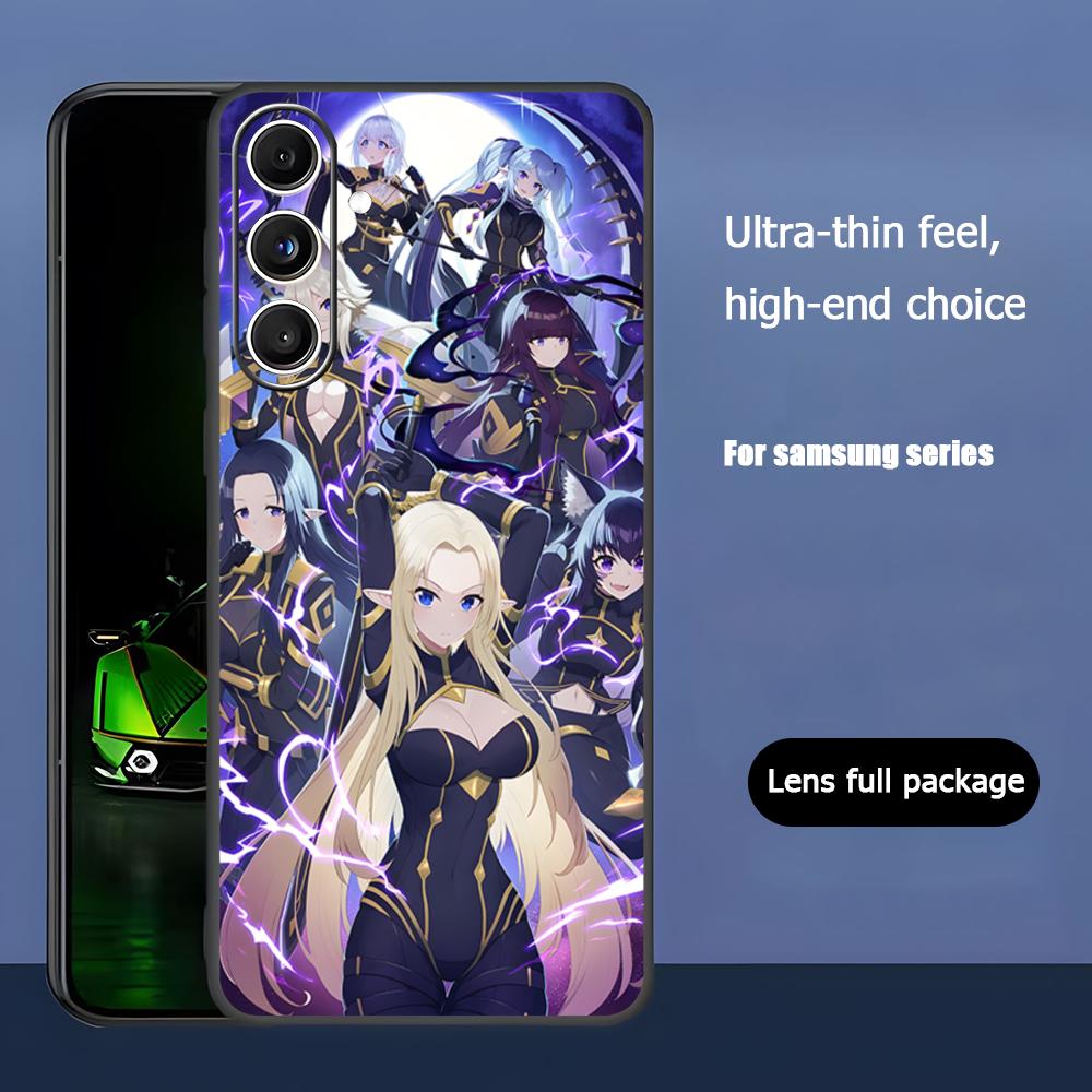 Anime The Eminence in Shadow Phone Case For Samsung Galaxy S25 S24 S23 S22 S21 S20 Plus Ultra Note20 Soft Black