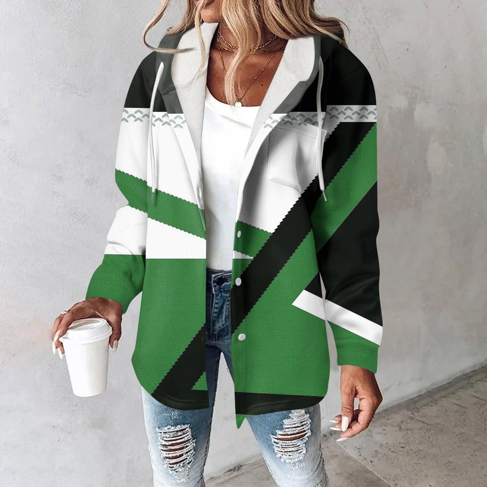 

Женское пальто, повседневная и модная композитная толстая и теплая куртка с капюшоном и принтом L армия зеленый