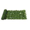 Faux Leaf Hedge Simulation Prevent Leaves Falling Off Decorative Artificial Fence Screen for Balcony Courtyard Color