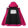 Womens 2-in-1 Detachable Hooded Jacket Outdoor Hiking Camping Trekking Warm Coat