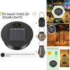 Elegant Solar Lantern Led Light For Outdoor Use With Stylish Hat And Garden Decor