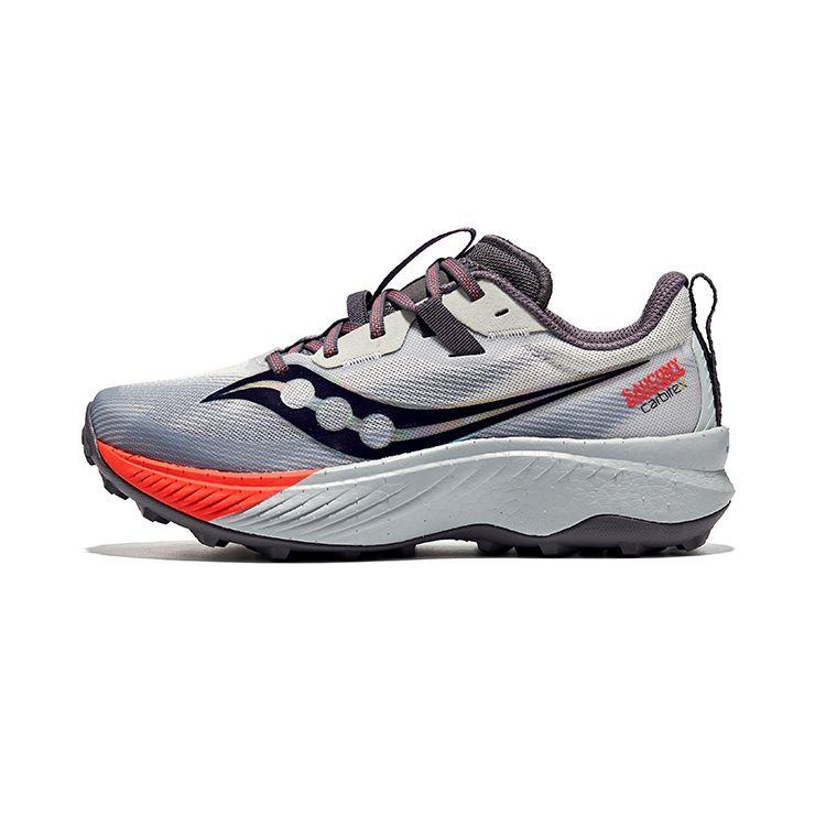 SAUCONY Endorphin Edge Racing Trail Running Shoes Women Sneaker Gray Red S10773-125