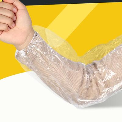 Nepromokavé průhledné návleky na ruce pro dospělé - Silné, prodloužené, potravinářský plast