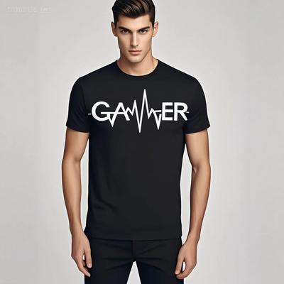 Best-selling Men's and Women's Pure Cotton Short-sleeved T-shirts Fashionable and Personalized Printed T-shirts for Outerwear