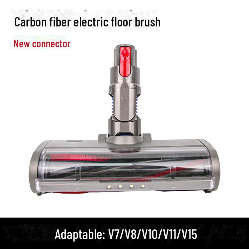 Compatible Dyson Vacuum Floor Brush Head for V6, V8, V10 - Electric Suction for Carpet and Hard Floors.