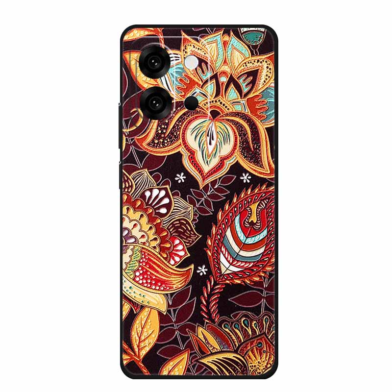 3D Emboss Case For OnePlus 13T 2025 Phone Case 13 T Coque Flowers Silicone Soft Back Cover For OnePlus 13s 2025 Case 13 s Funda