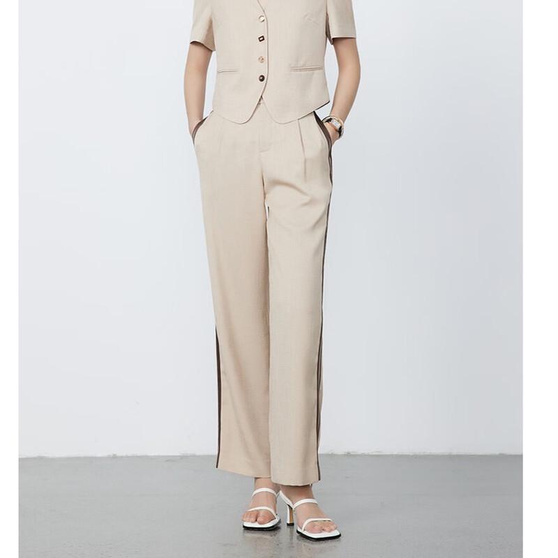 Gejin Drapey Straight-Leg Casual Trousers XL