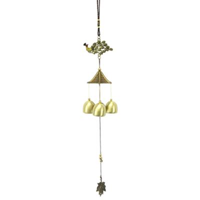 Campana de pez de pavo real de Metal, torres colgantes, campanas de viento Fengshui, decoración para ventana y balcón