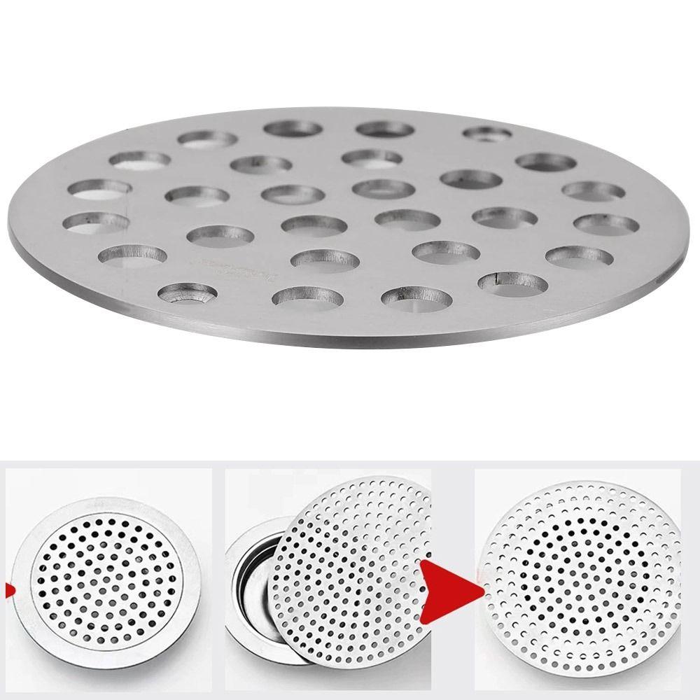 4-1/4Inch Shower Drain Cover Round Floor Drain Accessories Floor Strainer  Bathroom