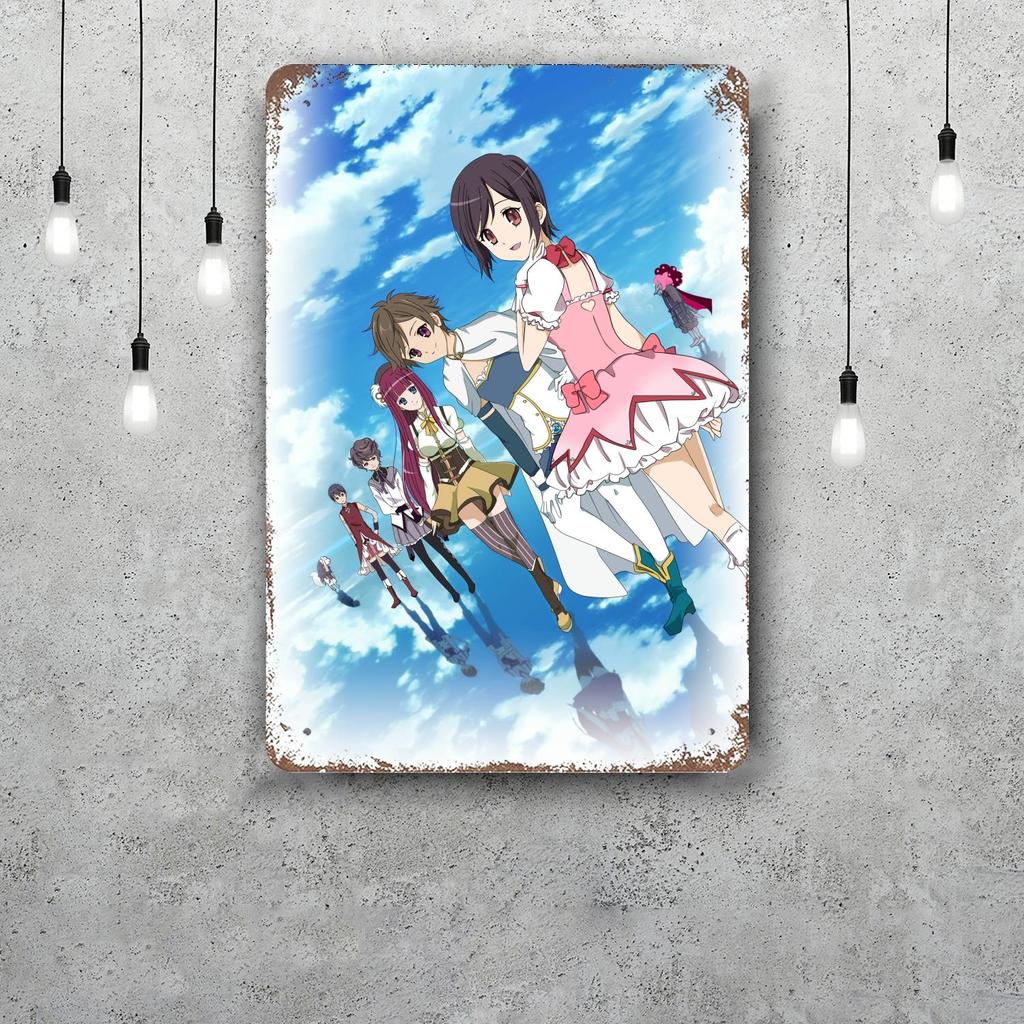 Shinsekai yori online Cartoon Decor Poster Tin Sign Metal Sign Decorative Plaque for Pub Bar Man Cave Club Wall Decoration