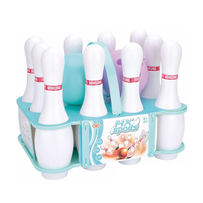 

Light Up Bowling Set Bowling Pins Games for Kids Toddler Bowling Ball Set Glow in The Dark Games Parent Children Interactive Toy