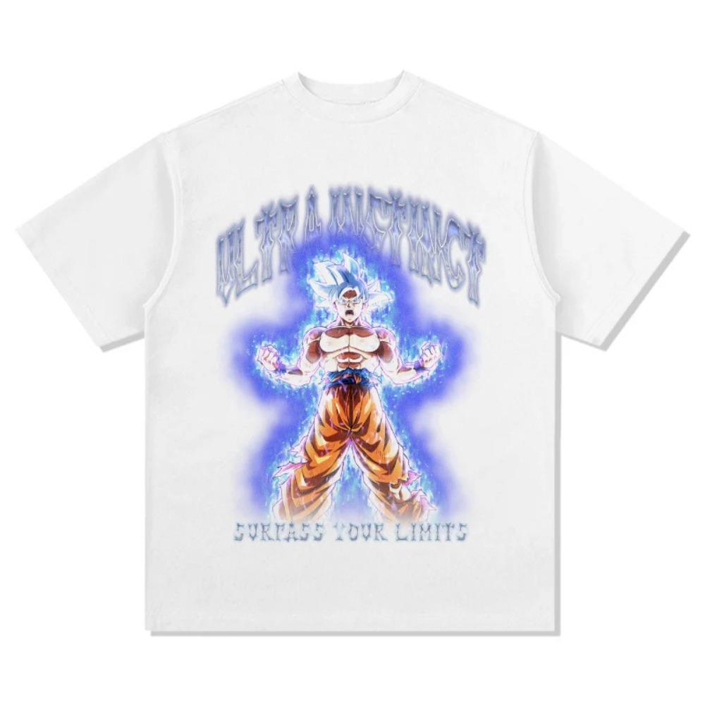 Summer Dragon Ball 40th Anniversary Cotton Anime Printed T-shirt Extra Size Casual Streetwear Unisex Y2k